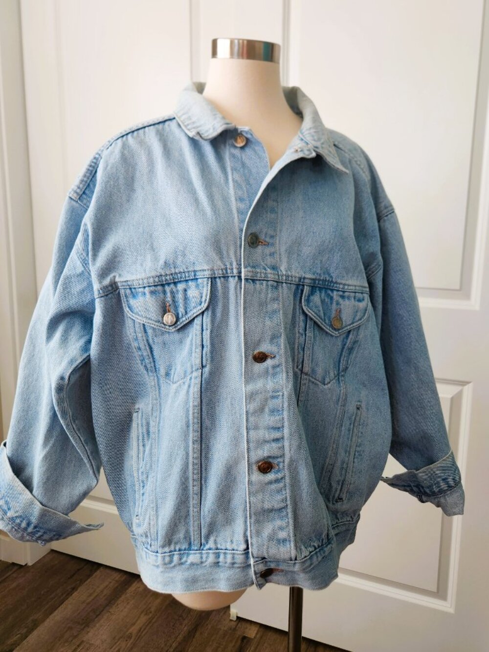Vintage Pepsi Jean Jacket Size XL Light-wash Denim - Picture 3 of 10